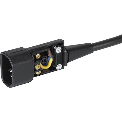 2x Schurter 4732.0000 IEC Mains Plug Cable Mounting 